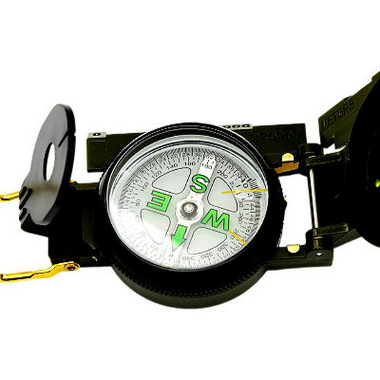 American Style Plastic Compass: Multi-functional Tactical Outdoor Exploration Tool