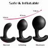 Male Prostate Massager Wireless Remote Control Anal Plug Vibrator Huge Butt Plug Inflatable Vagina Anal Sex Toys for Men 18