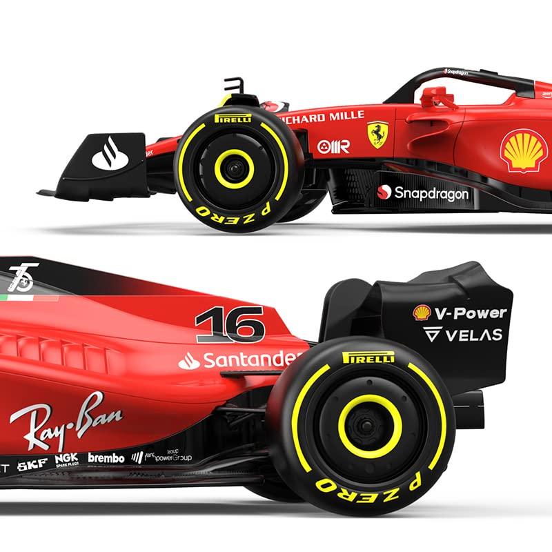 Rastar 1:12 Ferrari F1-75 Remote Control Model Car, Ferrari F1 RC Boys Adult Racing Car, 2022 F1 Challenger, 2.4G
