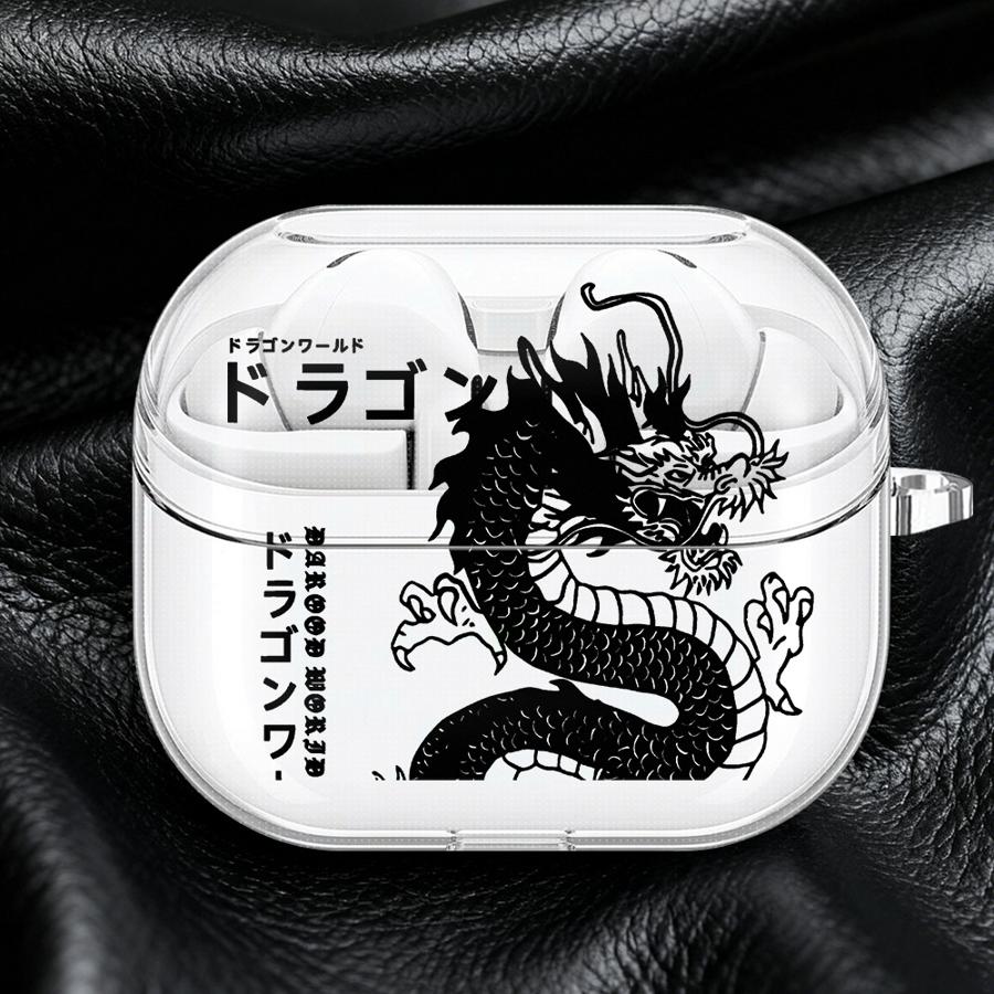 Hülle Für Samsung Galaxy Buds 4Pro 2 2Pro 3 FE 3Pro 4 Pro Live Klare Kopfhörerhüllen Abdeckung Mit Haken Die Welt der Drachenkunst