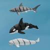 Multi-Joint Movable 3D Printed Animal Joint Flexible Marine Animal Model Simulation Animal  Gifts