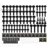 177-teiliges Motorrad CNC-Legierung Verkleidungsschraubenmuttern-Kit Für GSXR 600 750 1000 K1-K8 Z750 Z900 Z1000 Z800 400 300