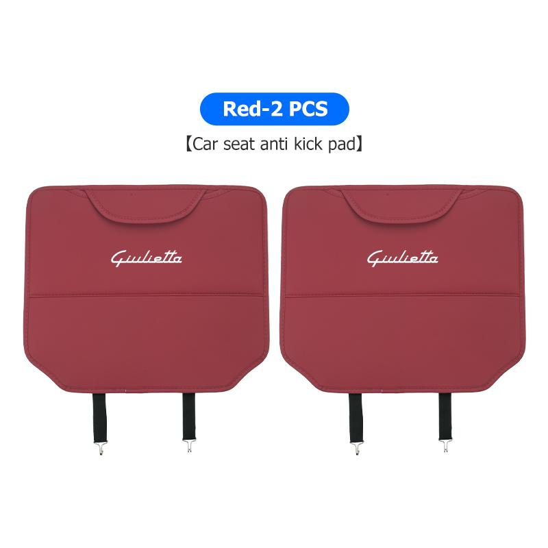 BQVLT1 Car Anti-dirty Pad Seat Back Protective Mat Anti Kick Pad Car Accessory For Alfa Romeo Giulietta 940 2010-2014 2015 2016 2017