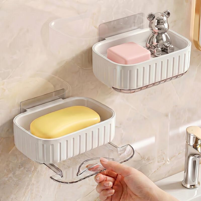 

Wall-Mounted Adhesive Soap Holder