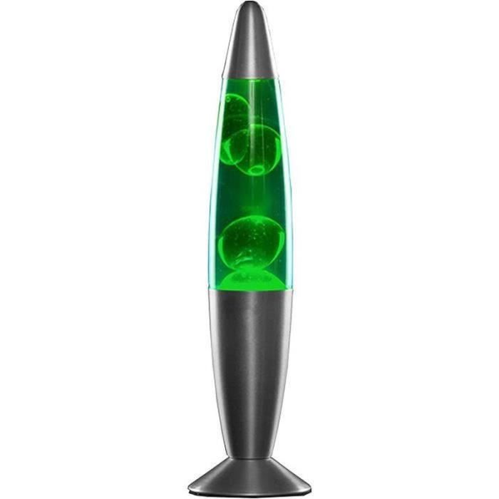 Lampe lave - A126 - Fusée - Vert - 25 W