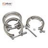 Universal 304 Stainless Steel 1.5~4.5 Inch 51 63 76 mm V Band Clamp Flange Turbo Exhaust Pipe Connector Vband Clamp V Clamps