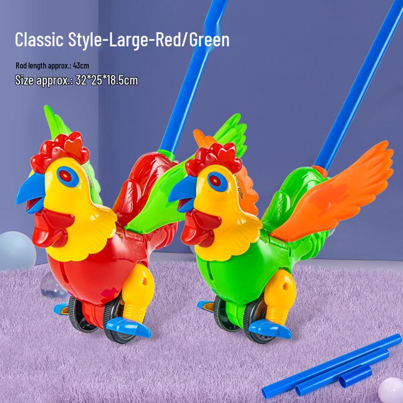 Charming Duck Push-Along Toy for Toddlers