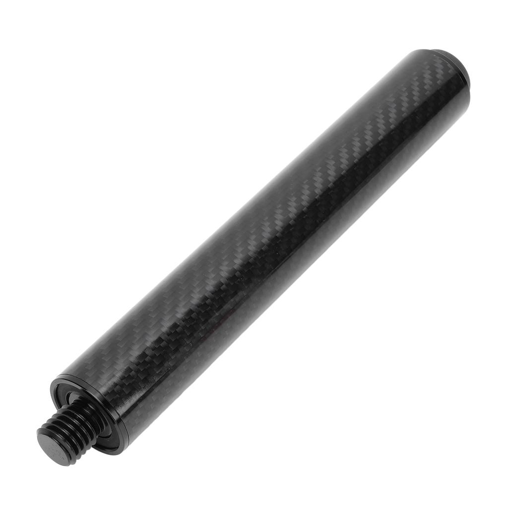 Pool Cue Extender 8 Inch Carbon Fiber Billiard Cue End Extension Stick for Pool Supplies