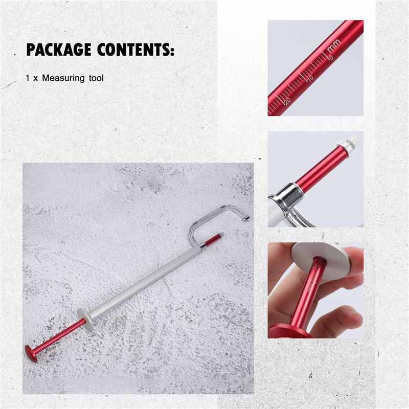 The New Brake Disc Measuring Tool 0-45Mm Thickness Measuring Ruler Calipers For Motorcycles Cars Brake Disc Wear Test Detection