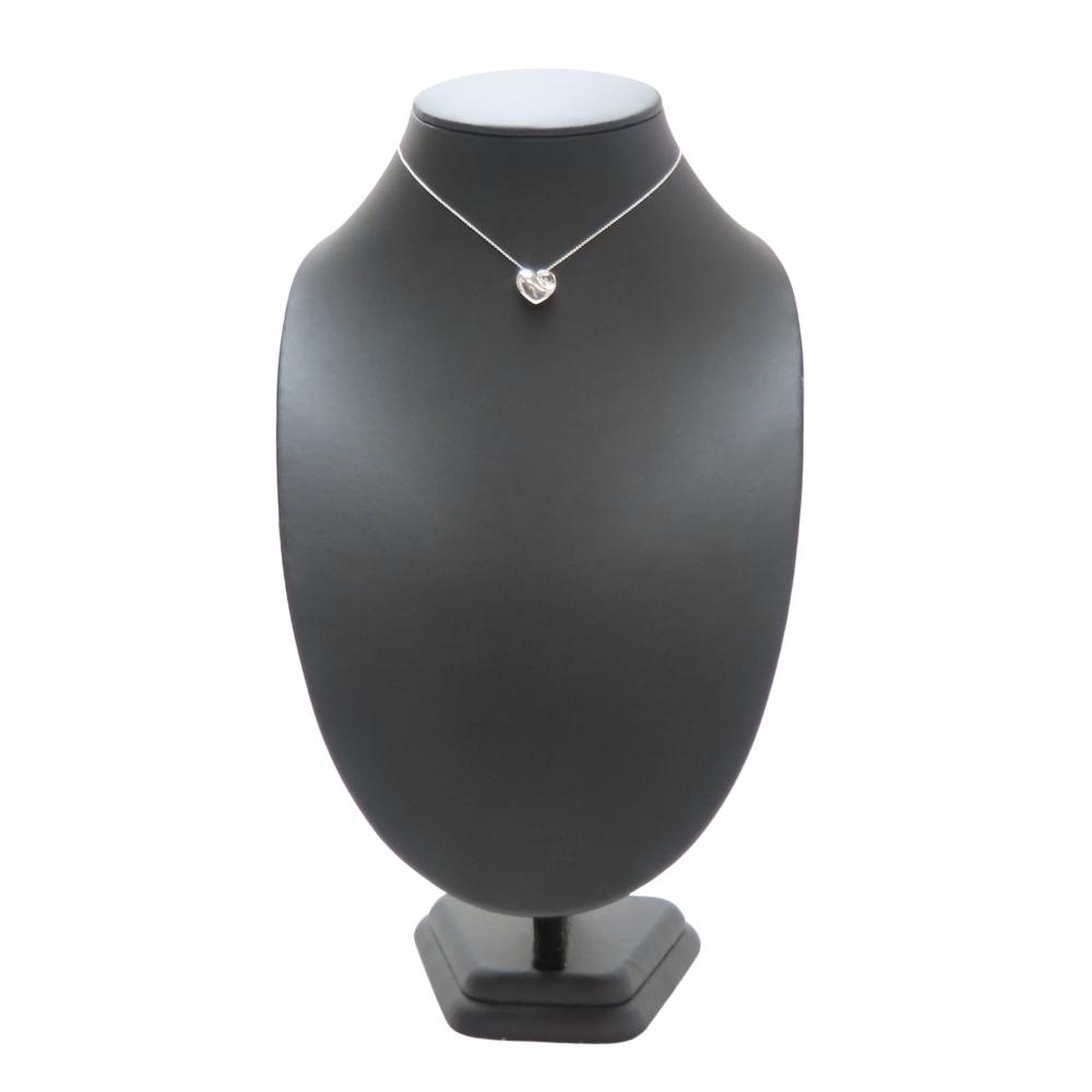 Used TIFFANY&Co. Necklace Fold Heart Silver925 5.4g Silver Accessories