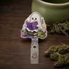 Pumpkin Badge Holder Halloween Retractable Reel Ghost Black Cat And Design Cute Reel 360 Degree Rotating Acrylic ID for Nurses Office Staff