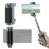 Versatile Smartphone Selfie Grip Phone Camera Grip Built in Extendable Selfie Stick with Detachable Remote Shutter Cold