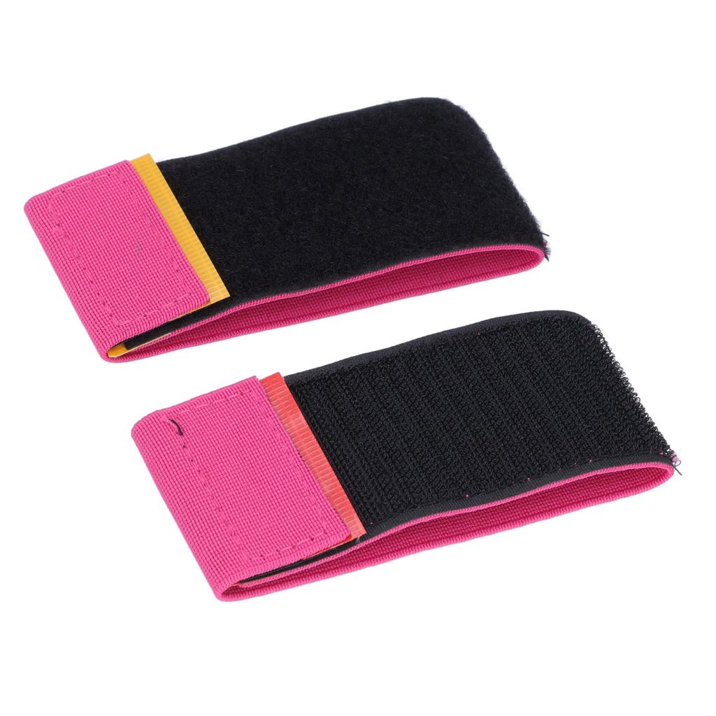 Gymnastics Toe Trainer Bands Comfortable Portable Dance Practice Ankle Strap for Back Handspring Tumbling Training 2pcs Rose Red