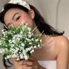 6X Artificial Faux Lily of The Valley Bouquet Outdoor Wedding Flower Decor