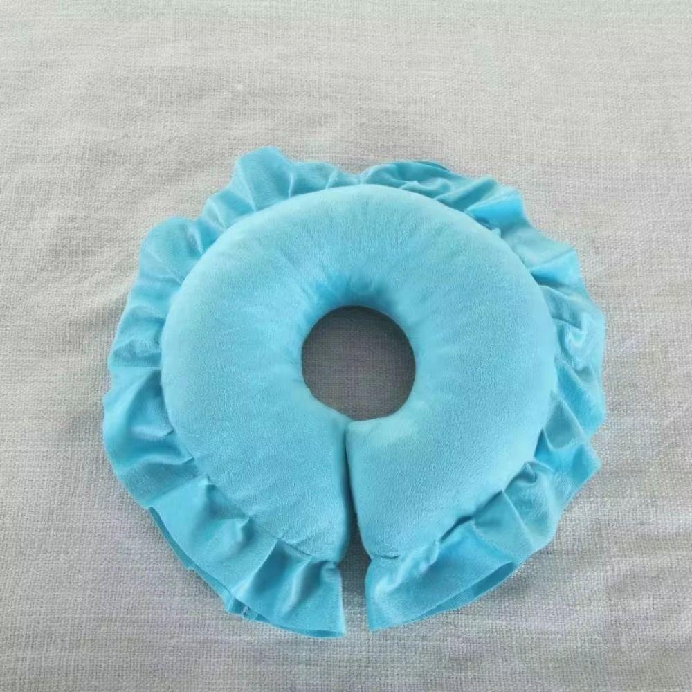 Comfortable Face Pillow Facial Support PP Cotton Massage Cushion Breathable Lightweight U-Shaped Neck Cushion Facial Treatments