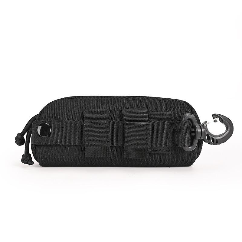 Tactical MOLLE Mountable Outdoor Glasses Case with Portable Hanging Buckle for Sunglasses