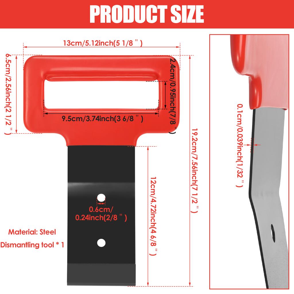Fensterzierleisten-Entfernungswerkzeug Tragbares Automobil-Fensterzierleisten-Entfernungswerkzeug mit Soft-Grip-Griff für Kfz-Techniker