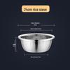 Stainless Steel Double Layer Kitchen Colander and Rice Washer