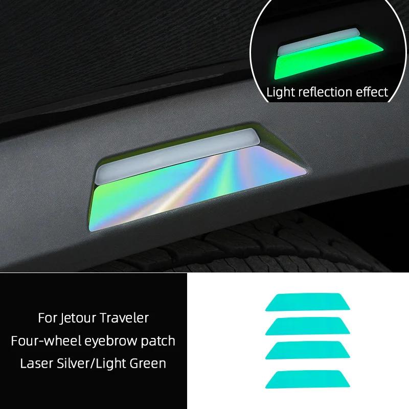For Jetour Traveler T2  2024 2025 Car Spare Tire Cover Wheel Hub External Stickers Decorate Car Body Products Accessories