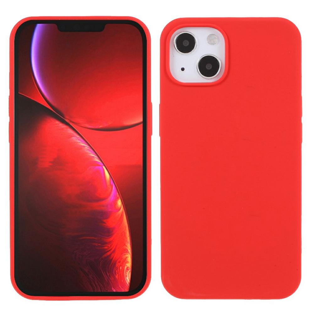 For iPhone 15 Plus Case Solid Silicone Shockproof Phone Back Cover