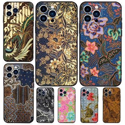 Batikmuster Hülle Für Apple iPhone 12 13 Mini 11 14 15 16 Pro Max Plus X XR XS Max Hülle