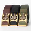 Men's Casual Outdoor Sports Elastic Leather Belt with Automatic Buckle - Trendy and Adjustable