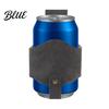 Portable Beverage Waist Hands Free Drink PU Holder Pouch Hanging Leather Holster Holder Belt Clip Pouch for Hiking Camping