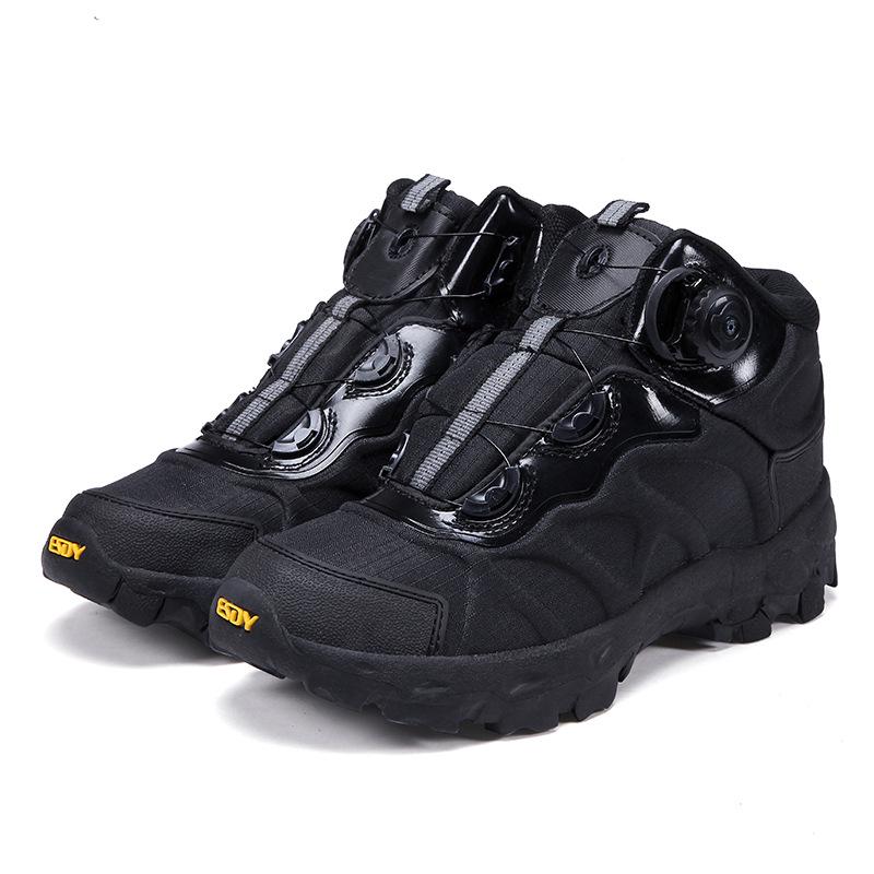 ESDY Quick Reaction Lightweight Tactical Hiking Boots with Automatic Knob Lacing.
