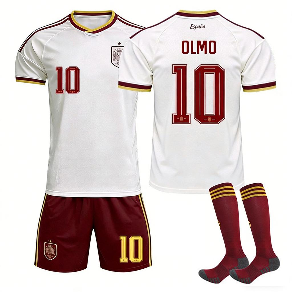 2627 US, Canada and Mexico World Cup Spain Away No. 19 Yamal Jersey 17 Williams Football Jersey Suit Men's