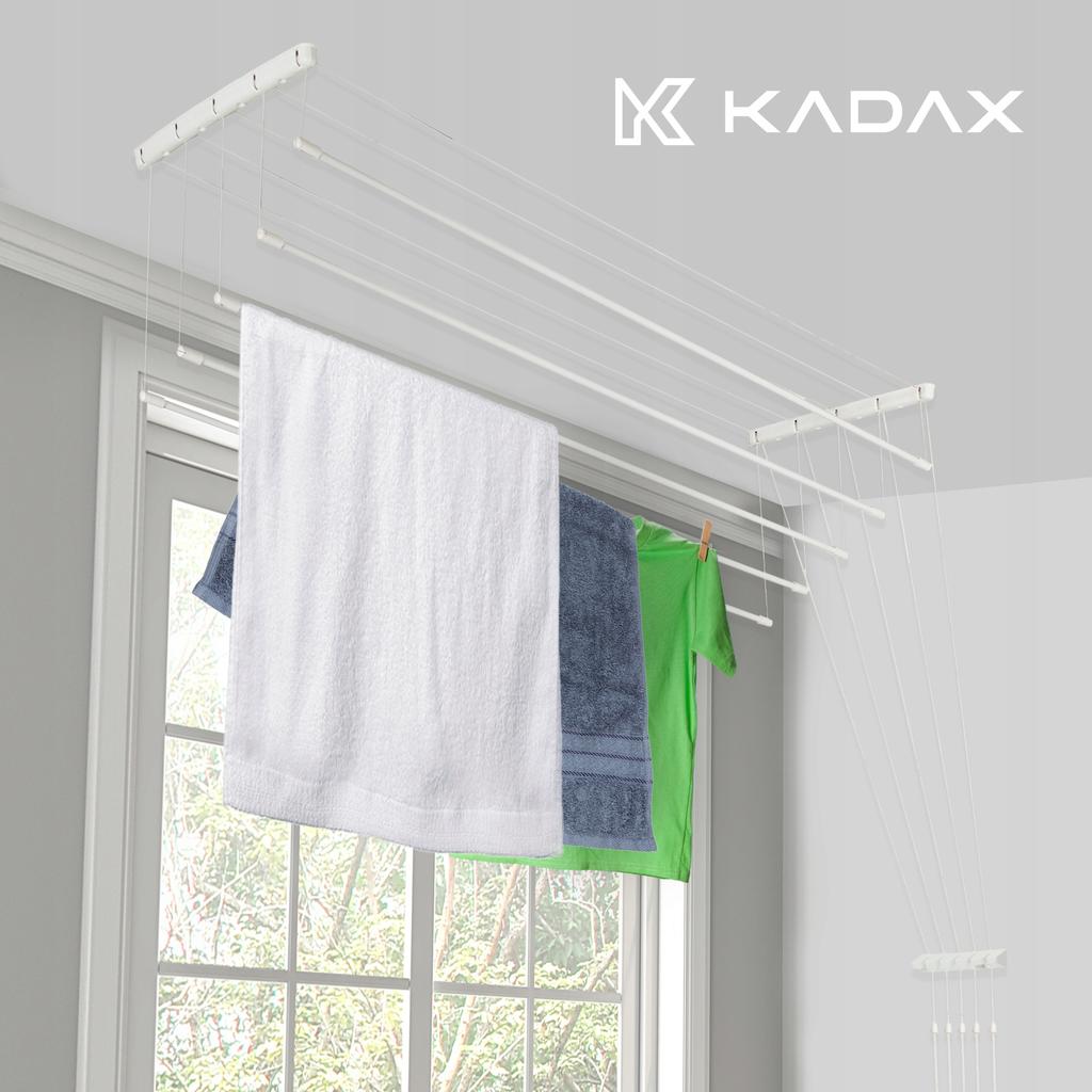 KADAX Bathroom Ceiling Laundry Dryer 5 Bars Durable Solid
