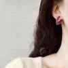 Luxury Red Heart Ear Clip: No-Piercing, Painless Fashion Accessory