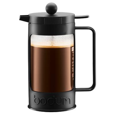 BODUM BEAN French Press Coffee Maker 1L Black [Genuine Product] 1000ml 11376-01