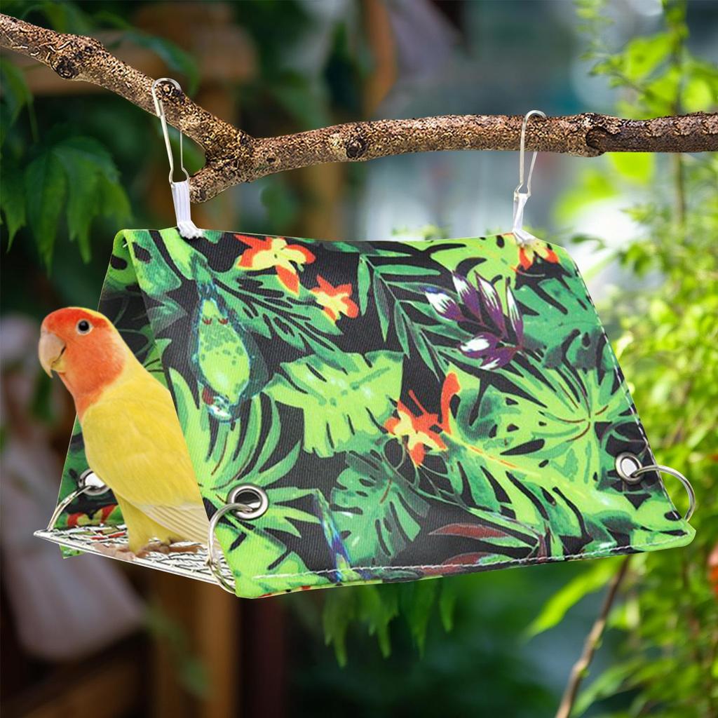 Parrot Bed Bird Hut Hammock Cockatiel Nest Summer House Perch Pet Supplies Parakeet Cage Accessories For Lovebird Finch Macaw