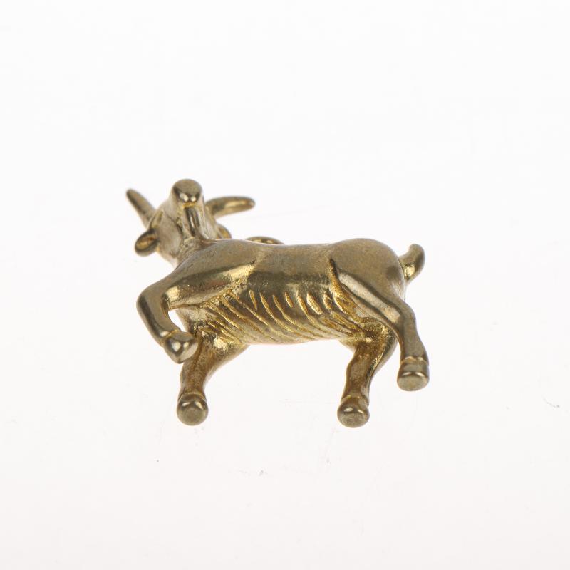 Solid Brass Goat Sculpture Chinese Zodiac Sheep Figurine Exquisite Mini Animal Statue for Desk Decor Collection Gift