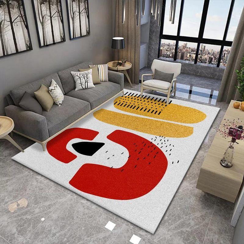 Nordic Luxury Style Living Room Carpets Area Rugs Bedroom Bedside Rug Home Decoration Parlor Carpet Modern Non-slip Floor Mat