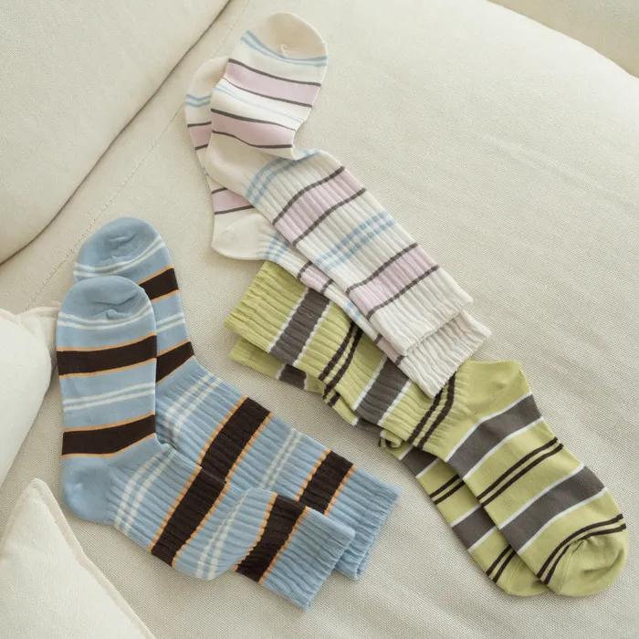 [hiig] no.456 ivory stripe socks