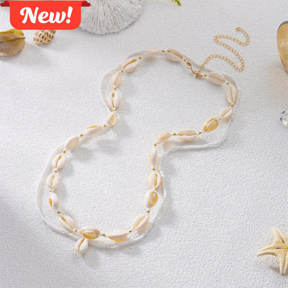 New Seashell Boho Waist Chain Starfish Beads Belly Chain Multilayer Pearl Bohemian Style Belt Women