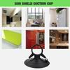 10pcs Strong Suction Cup for Park Sunshade PVC Material Reusable Windshield Sunshade Suction Cup