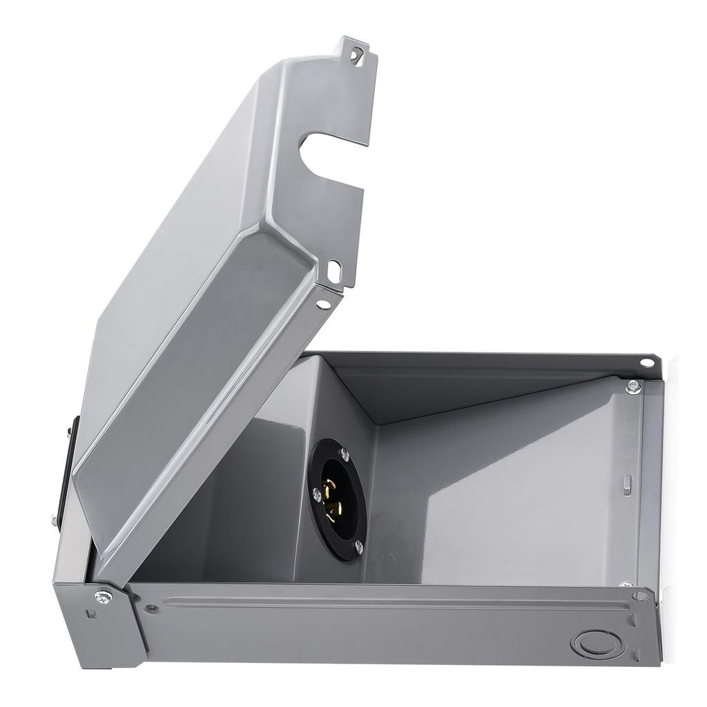 Generator Steckdosenbox Regensicher Edelstahl 30 Ampere 4 Adern Stromgenerator Steckdosenbox