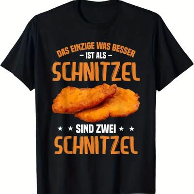 2026 Summer Austria Gerunisex Vienna Schmitzel TShirt High Quality Casual Comfortable Breathable Unisex Printed Round Neck TShirt