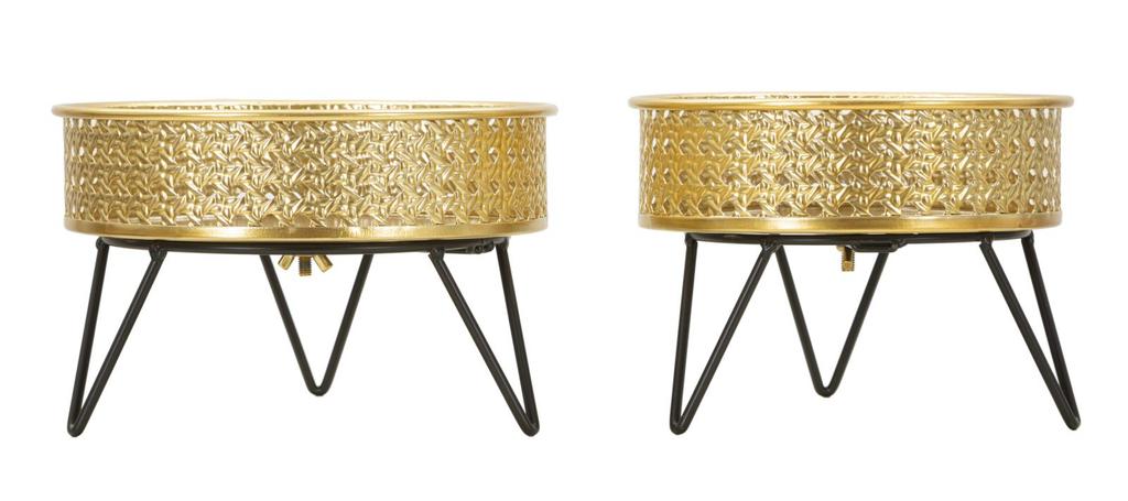 Vase Holder Bossy Set 2 Pcs Cm Ø 20,5X13-18X13