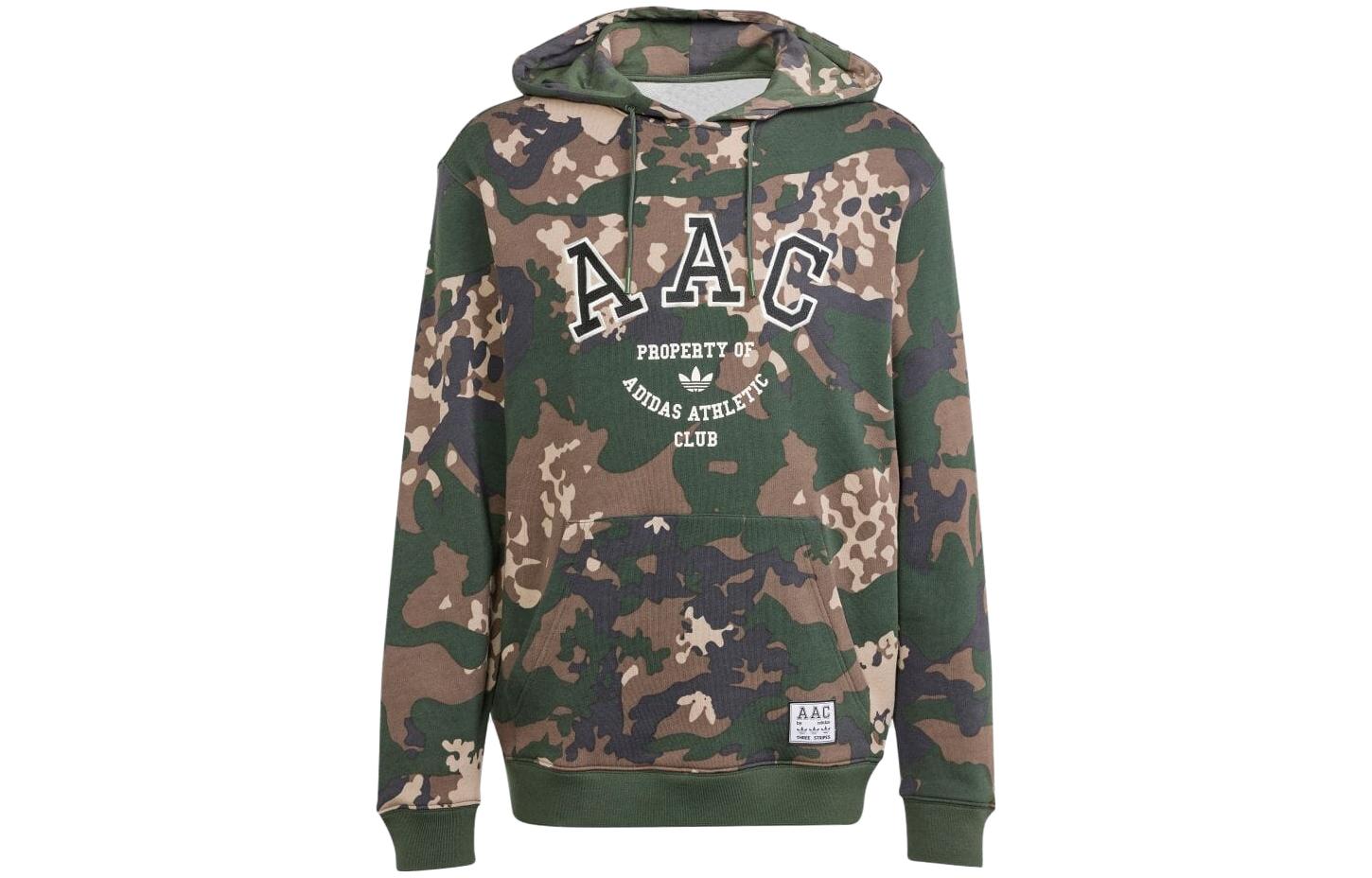 Adidas Sweatshirts Men s Army Green Hooded Moderate Plus Size IR9476 M