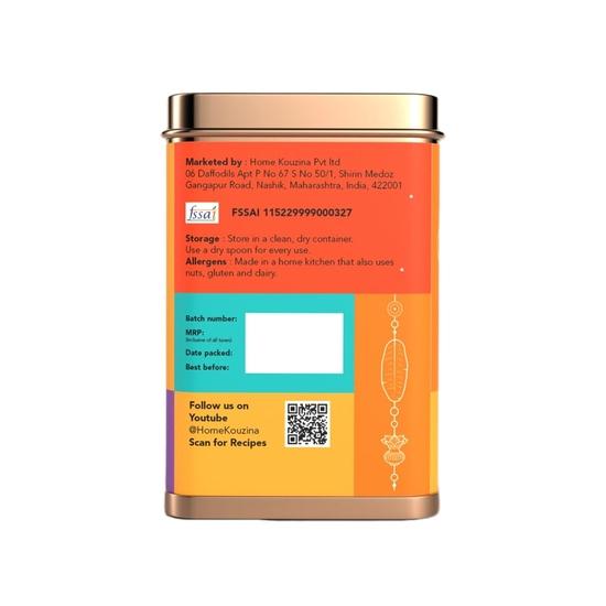 Home Kouzina Travancore Sambhar Powder - 150G | Authentic South Indian Spice Blend for Traditional Sambhar | Homemade Style| Made In Small Batches