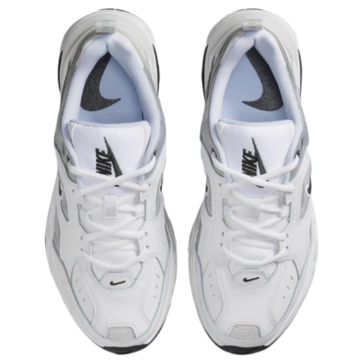 Nike M2K Tekno Pohodlné Všestranné Protiskluzové Odolné proti opotřebení Nízké Tenisky pro tátu Dámské tenisky Bílá IH0642-101