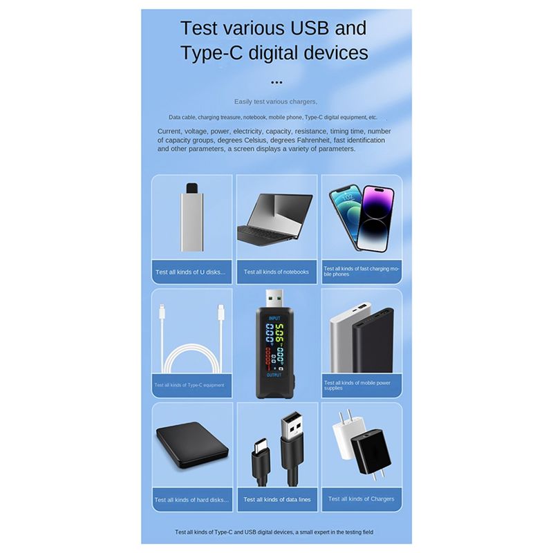 A33R-1 PCS DC Digital Voltmeter Amperimetro Current Voltage Amp Ammeter Detector USB Tester As Shown ABS Power Bank Indi
