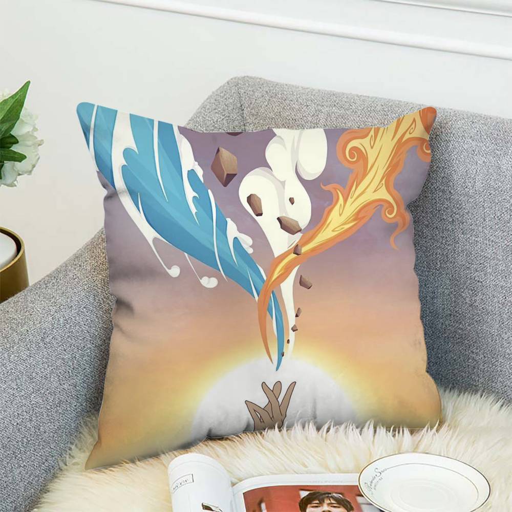 Federa per Cuscino Avatar The Last Airbender Decorazione Divano Casa Stampa Double-sided Peluche Quadrato Cuscino da Lancio Copricuscino
