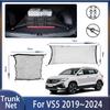 Car Trunk Net For Jetta VS5 2019~2024 2020 2021 2022 2023 Convenient Wear-resistant Storage Fixed Elastic Nylon Nets Accessories