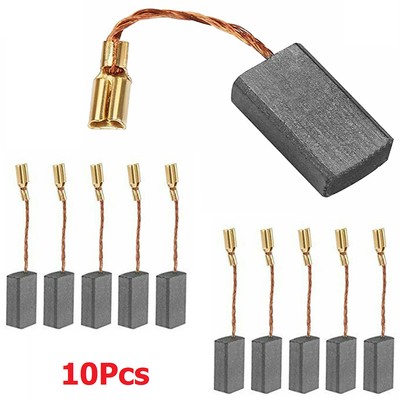 10x βούρτσες άνθρακα 5*8*15mm Αντικατάσταση για μοτέρ τρυπανιού με ηλεκτρικό γωνιακό μύλο Bosch