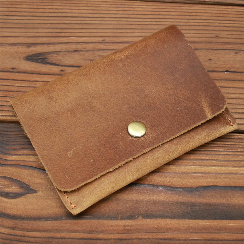 Bolsa para tarjetas cartera de hombre simple retro casual tarjetero
