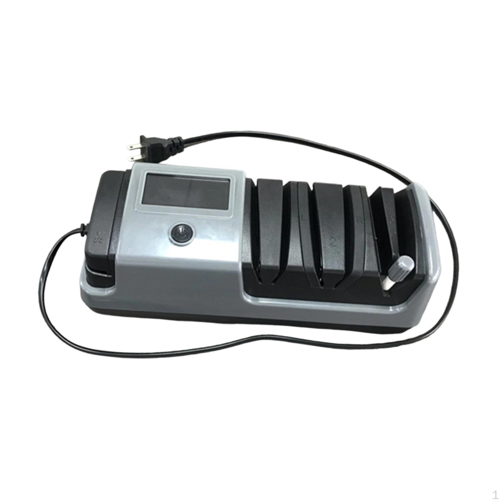 Electric Knife Sharpening System Quick Polishing Adjustable for Adults